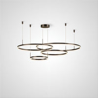 CRUISE BLACK LUX Ring Chandelier by Lampadom - view 19