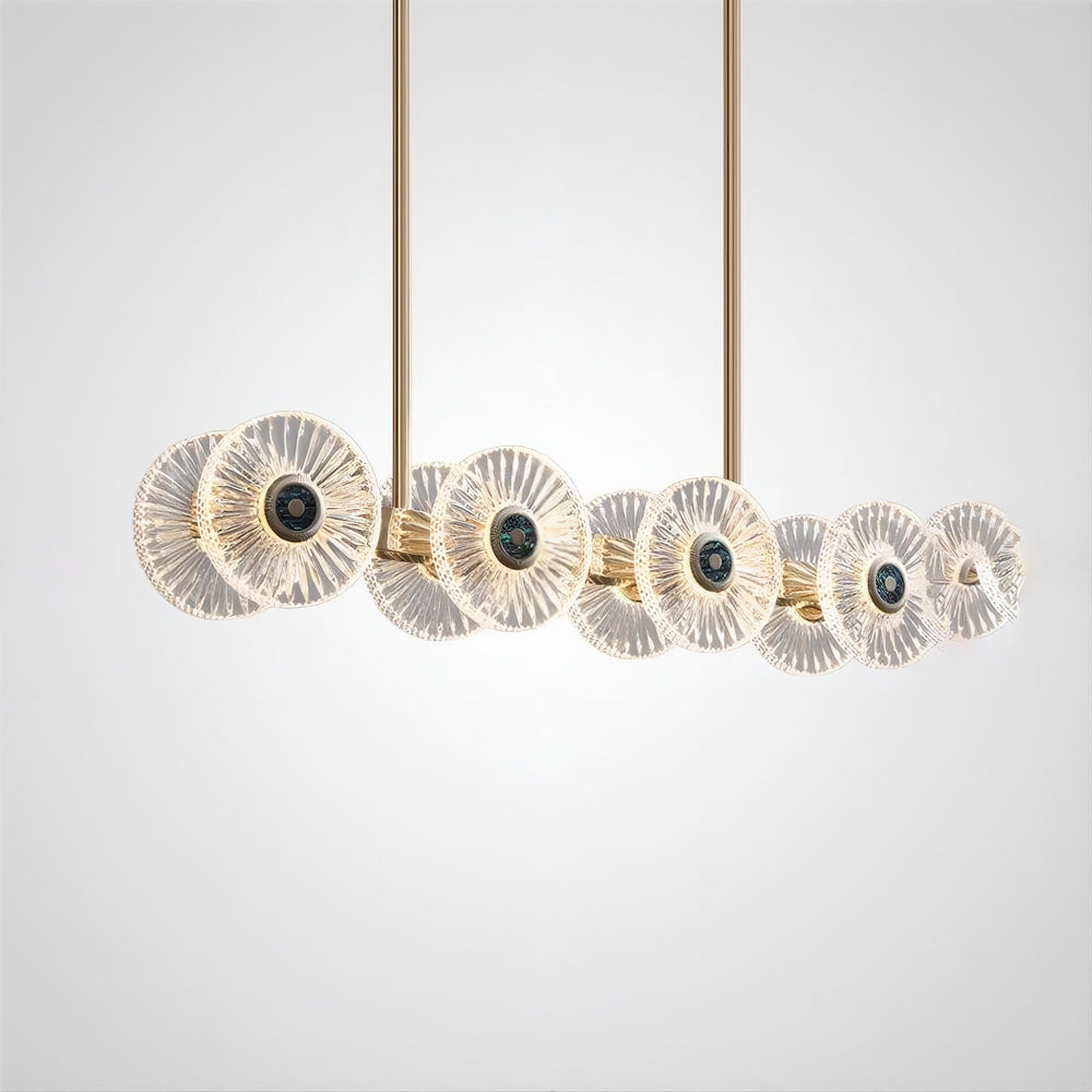 DAMIANA Linear Chandelier by Lampadom - view 11