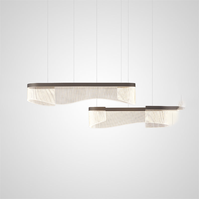 DANELIUS DUO Linear Chandelier by Lampadom - view 9