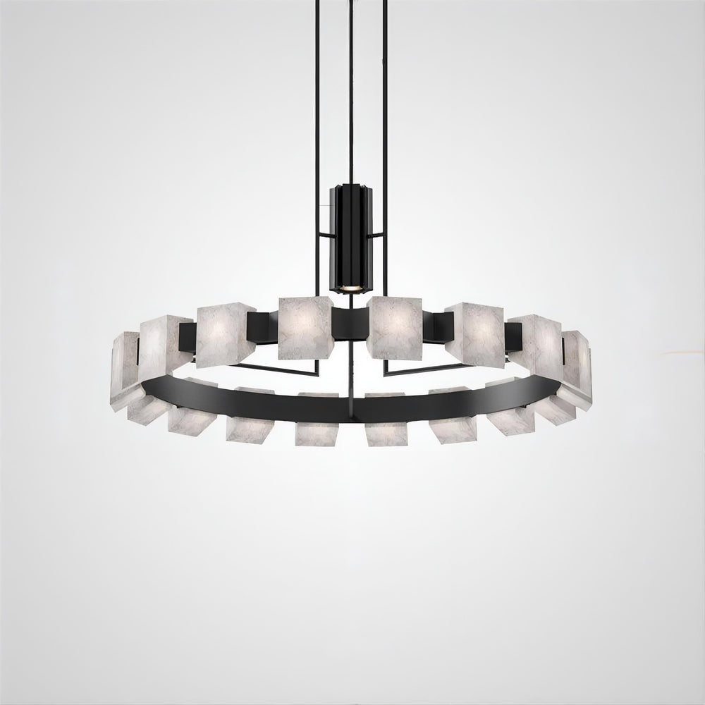 DANIA Ring Chandelier by Lampadom - angle view