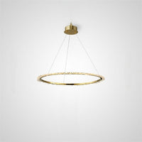 DEODORA Ring Chandelier by Lampadom - close-up