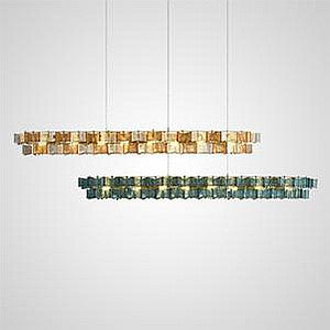 DEXTER Linear Chandelier by Lampadom