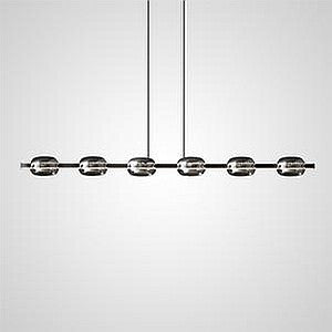 DILAN Linear Chandelier by Lampadom