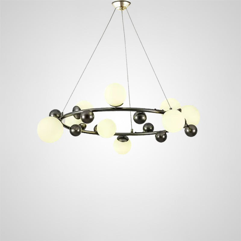 DONALD Ring Chandelier by Lampadom - scale reference