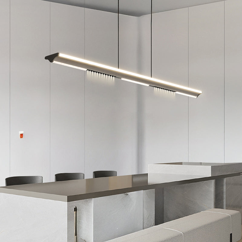 DOSSE A Linear Chandelier by Lampadom - detail view
