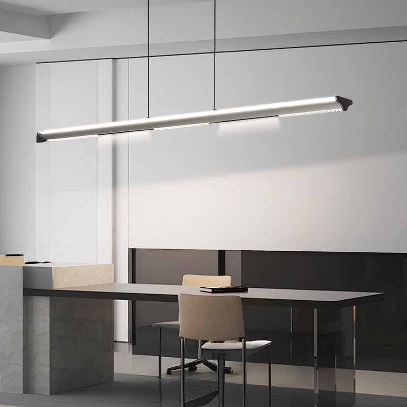 DOSSE A Linear Chandelier by Lampadom - side view