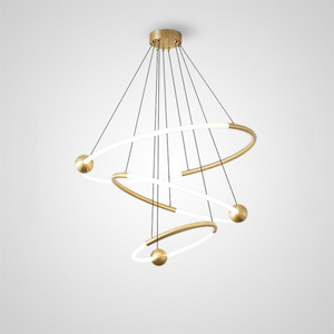 ECLIPTICA Ring Chandelier by Lampadom