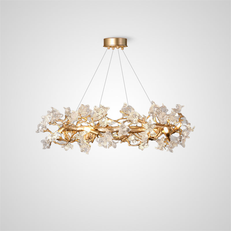 ELISHA Ring Chandelier by Lampadom - top view