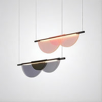 EQUAL COLOR Linear Chandelier by Lampadom - angle view