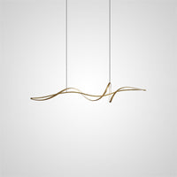 ESKILD Linear Chandelier by Lampadom - side view