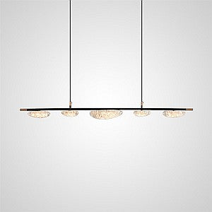 EVIAN Linear Chandelier by Lampadom