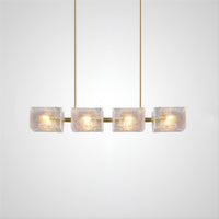 FABIOLA Linear Chandelier by Lampadom - top view
