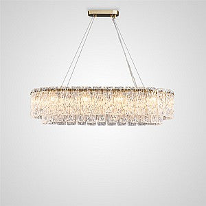 FAUSTINA L Linear Chandelier by Lampadom