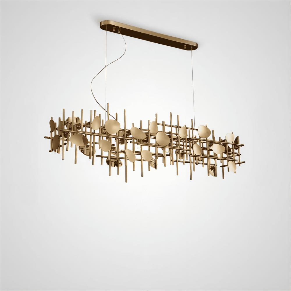 FERNANDA Linear Chandelier by Lampadom - view 12