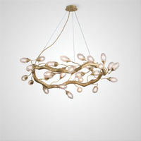 FLORENCE Ring Chandelier by Lampadom - close-up