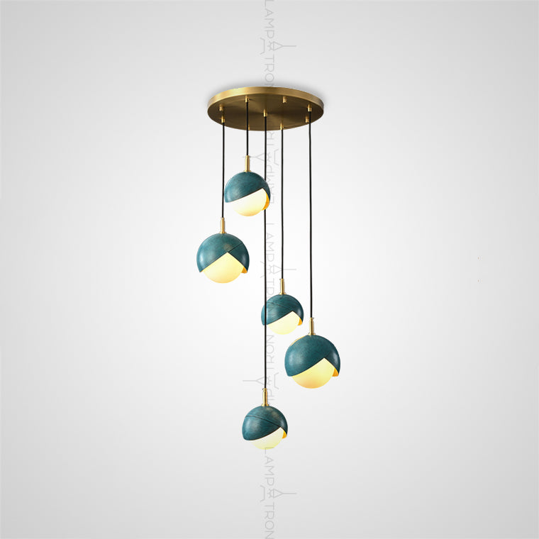 FLORIS 5 Cascade Light by Lampadom - top view