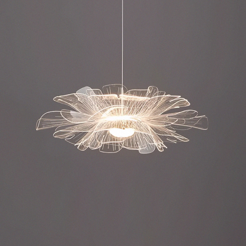 FLOWER Pendant by Lampadom - side view