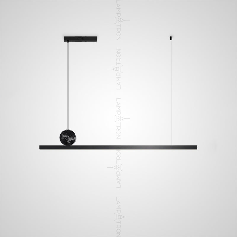 FLOYD D Linear Chandelier by Lampadom - scale reference
