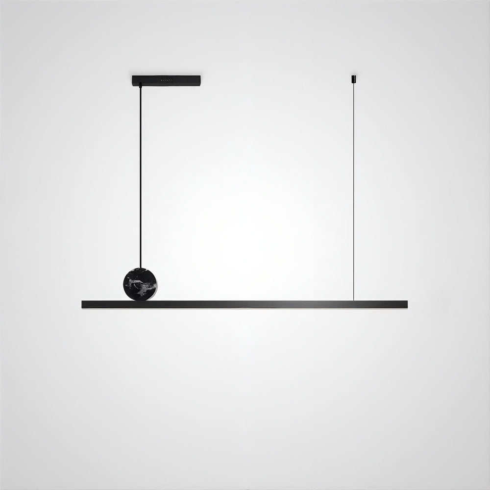 FLOYD D Linear Chandelier by Lampadom - close-up