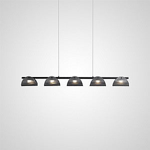 GASPAR Linear Chandelier by Lampadom