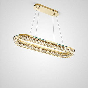 GERTRUDA Linear Chandelier by Lampadom