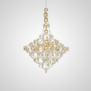 GLARE Chandelier Chandelier in Crystal by Lampadom - ambient shot