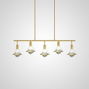 GLASGOW Linear Chandelier by Lampadom