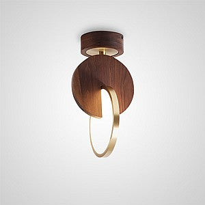 GLATT WOOD Ceiling Chandelier by Lampadom