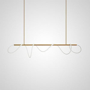 GLORIFY L Linear Chandelier by Lampadom