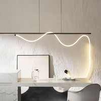GLORIFY OPTIC Linear Chandelier by Lampadom - detail view
