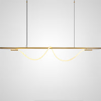 GLORIFY OPTIC LUX Linear Chandelier by Lampadom - view 16