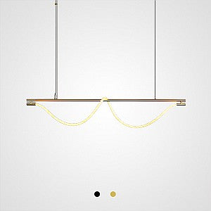 GLORIFY OPTIC LUX Linear Chandelier by Lampadom