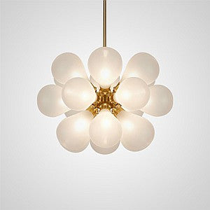 GRAPH MILK Chandelier by Lampadom