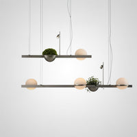 GRO Linear Chandelier by Lampadom - ambient shot