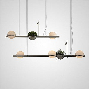 GRO Linear Chandelier by Lampadom