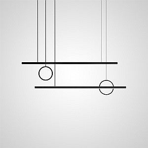 HALFRED Linear Chandelier by Lampadom