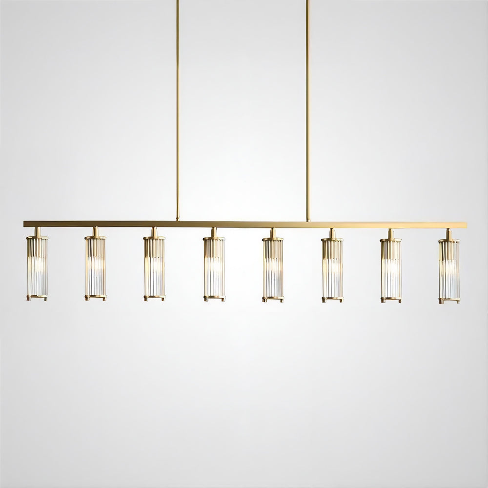 HILDIS Linear Chandelier by Lampadom - close-up