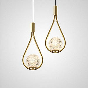 HOOP DROP LUX Pendant by Lampadom