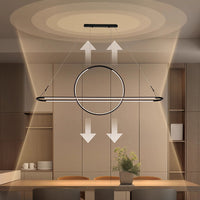 IDON Linear Chandelier by Lampadom - ambient shot