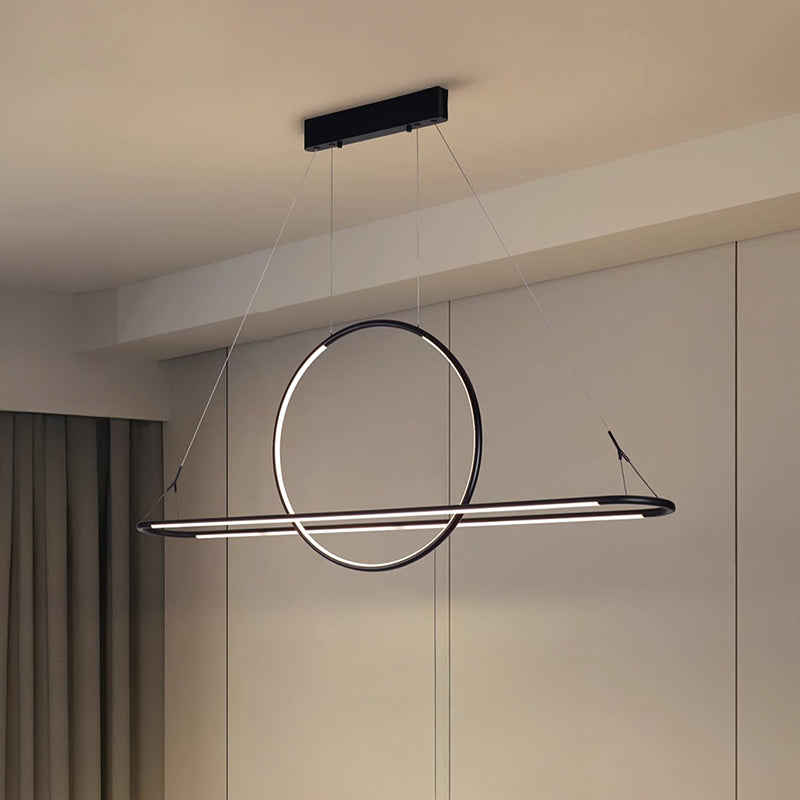 IDON Linear Chandelier by Lampadom - scale reference