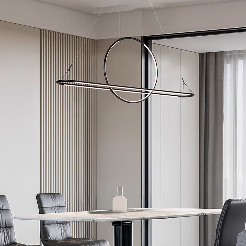 IDON Linear Chandelier by Lampadom - detail view