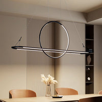 IDON Linear Chandelier by Lampadom - close-up