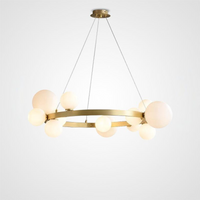 IONA MARBLE Ring Chandelier by Lampadom - view 9