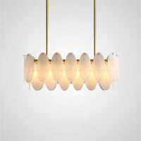 ISIDORA Linear Chandelier by Lampadom - side view