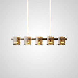 JANICE Linear Chandelier by Lampadom