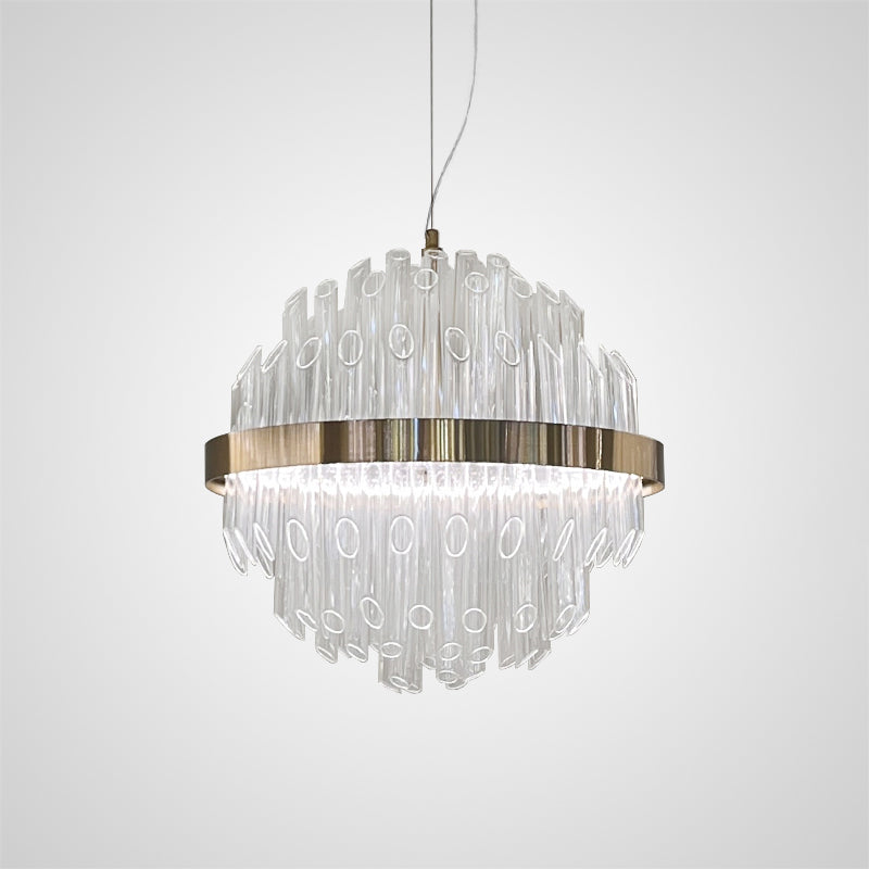 JEFFREY Chandelier Chandelier in Crystal by Lampadom - close-up