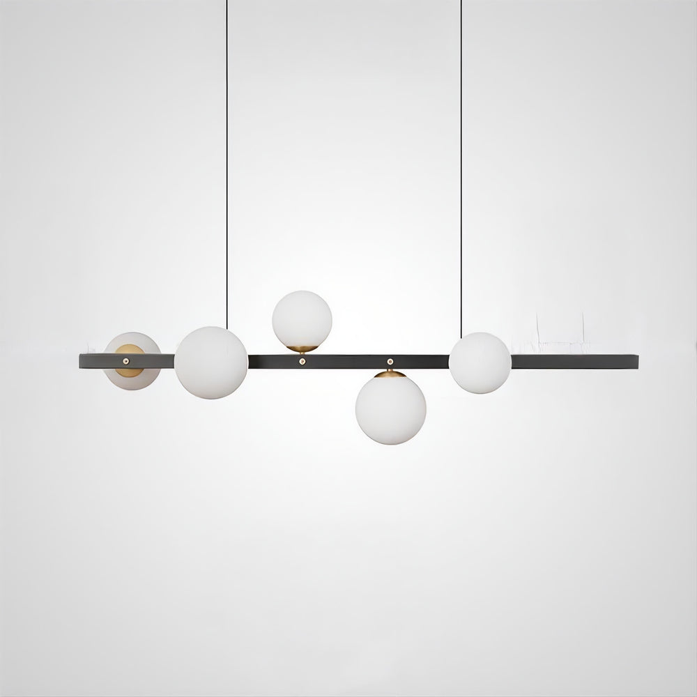 JUDITH Linear Chandelier by Lampadom - ambient shot