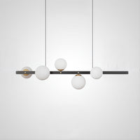 JUDITH Linear Chandelier by Lampadom - ambient shot