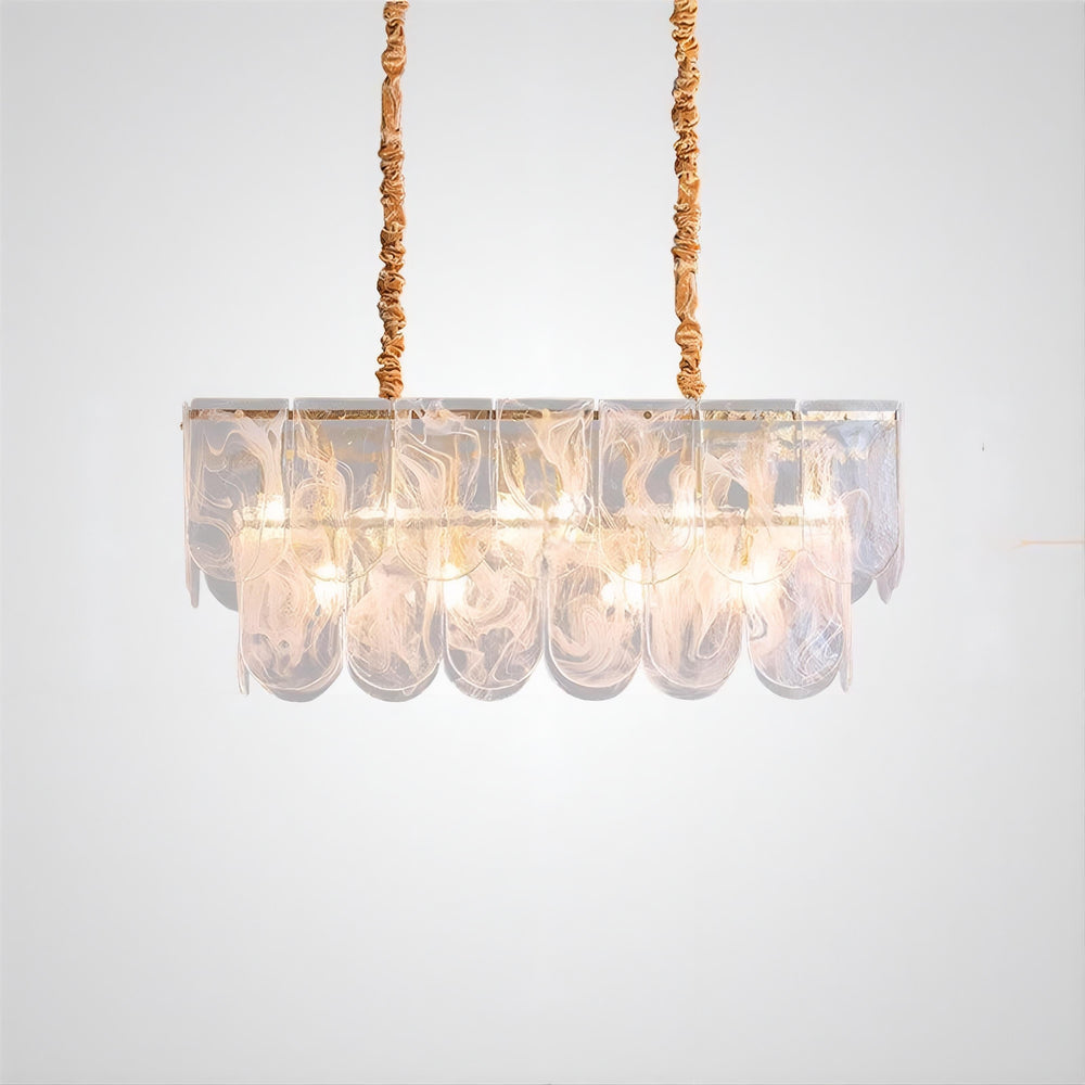 KATALINA Linear Chandelier by Lampadom - detail view