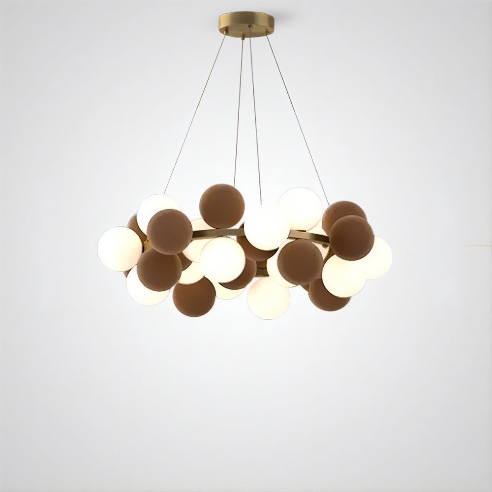 LATTE Ring Chandelier by Lampadom - close-up